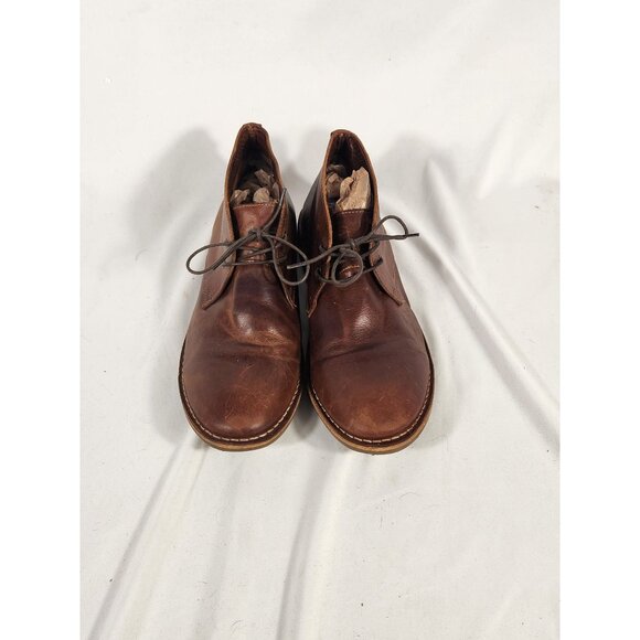 Franco Fortini Mens Dade Chukka Leather Boots Brown Comfort Preppy US:12 - Picture 5 of 12